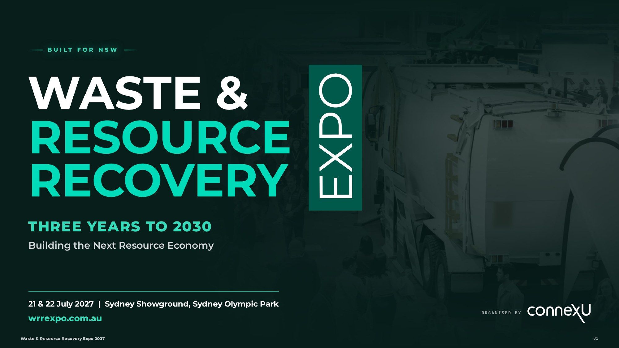 Waste & Resource Recovery Expo 2027 - Exhibitor and Sponsor Brochure cover